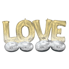 Metallic Love Airloonz Balloon Display Kit - Case of 6