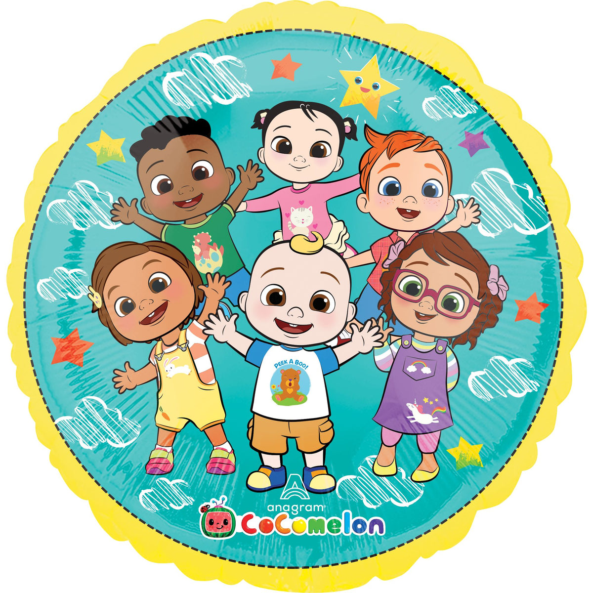 CoComelon Super Shape Foil Balloon - Pack of 5