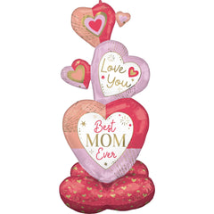 Colorful Heart Airloonz for Mother's Day - Pack of 3