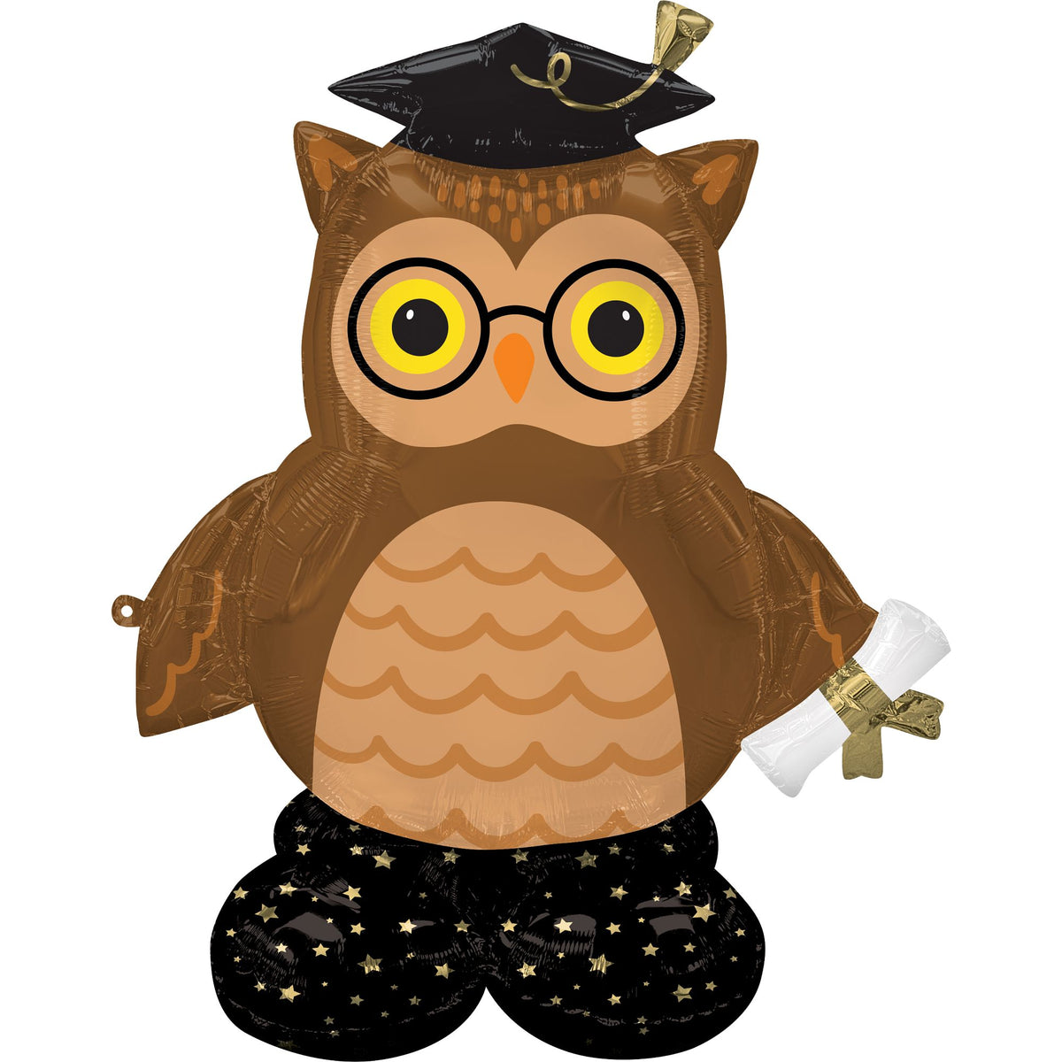 Wise Owl Graduation Airloonz Balloon - Pack of 3