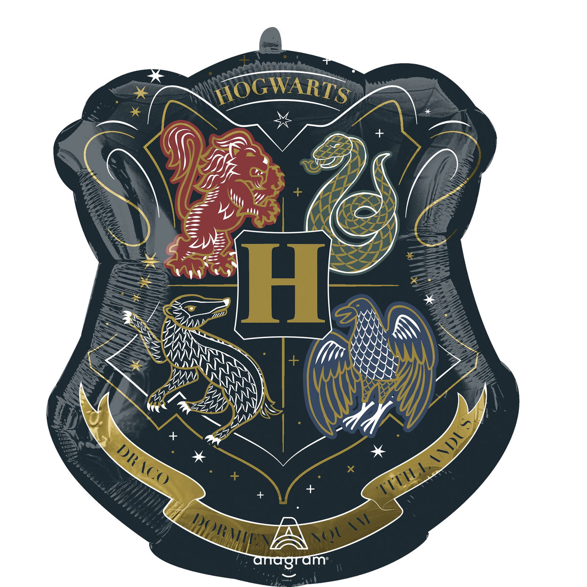Harry Potter Hogwarts Crest Foil Super Shape Balloon - Case of 50