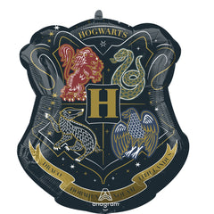 Harry Potter Hogwarts Crest Foil Super Shape Balloon - Pack of 5