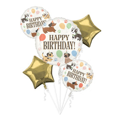 PAWESOME Birthday Balloon Bouquet, 5-pcs - Case of 24