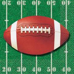 Game Day Football Beverage Napkins, 16-ct - Case of 120