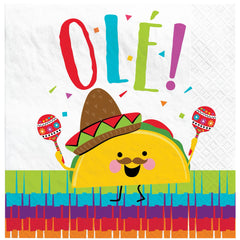 Pinata Fiesta Beverage Napkins, 16-ct - Case of 120