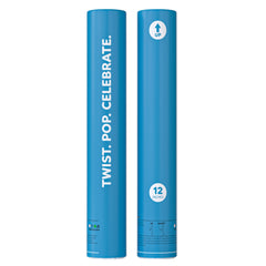 Blue Powder Popper Confetti Cannon - 12 Inches - Case of 60