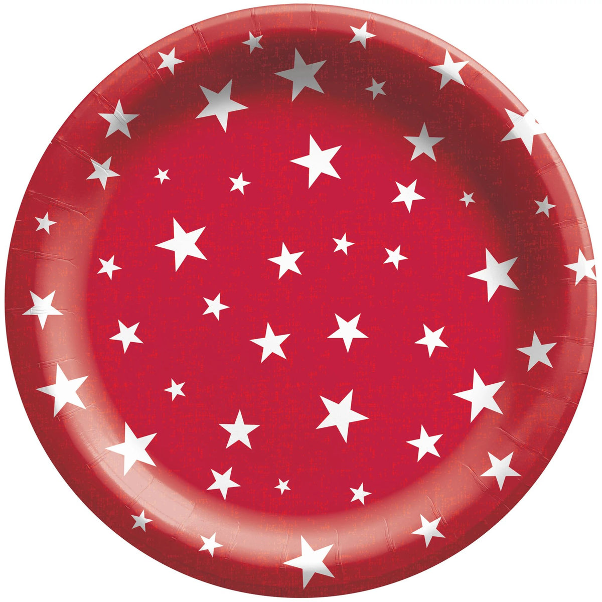 Home of the Brave Patriotic Paper Plates - 6.75-inch, 8-ct - Pack of 18