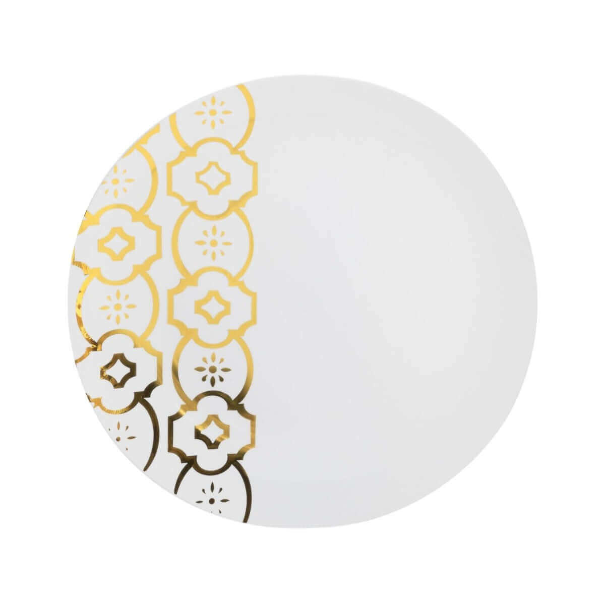 10" Moroccan Design Plastic Plates (120 Count) - Yom Tov Settings