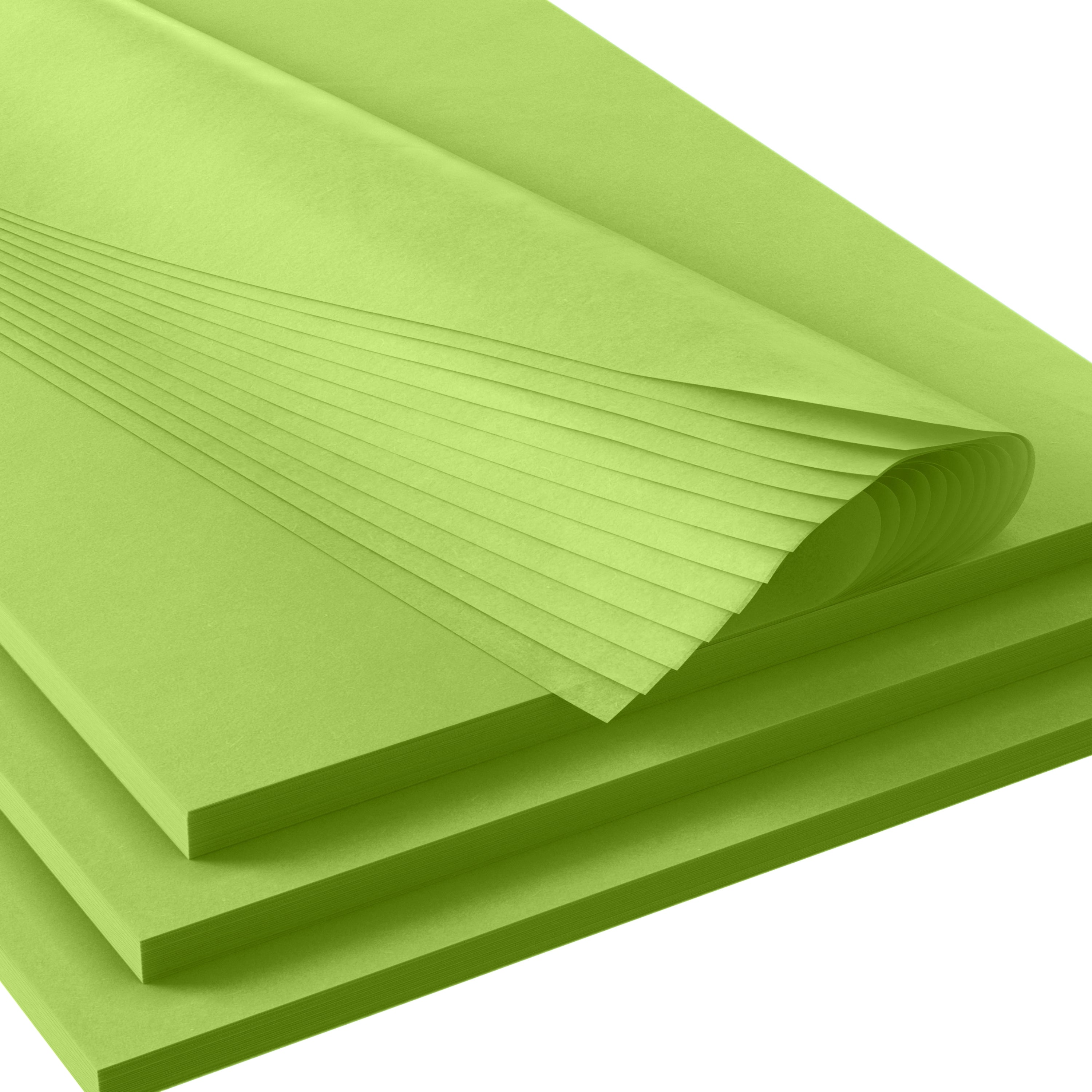 15 In. x 20 In. Lime Green Tissue Paper | 240 Sheets