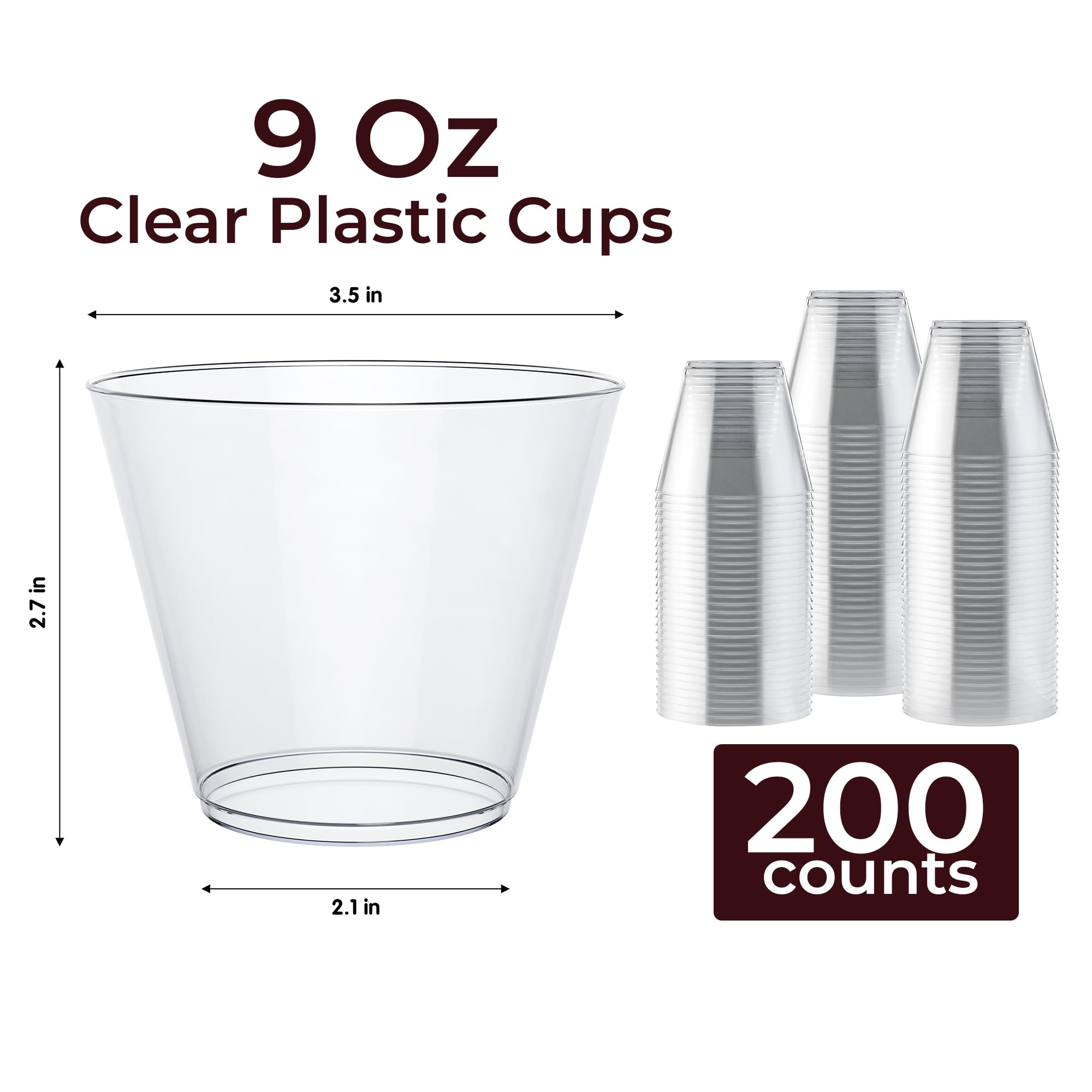 9 Oz. Old Fashioned Tumblers | 60 Count