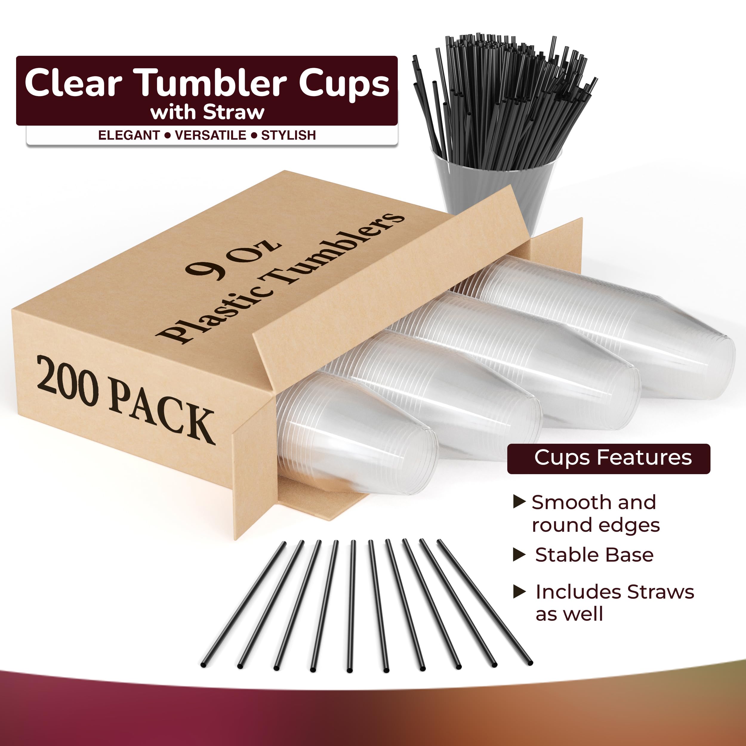 9 Oz. Old Fashioned Tumblers | 60 Count