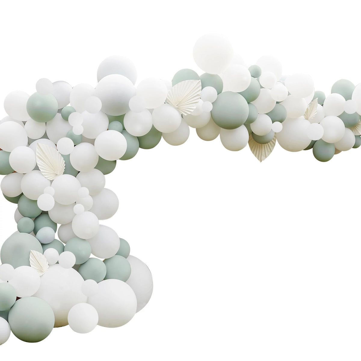 Elegant White Latex Balloon Arch - Case of 5