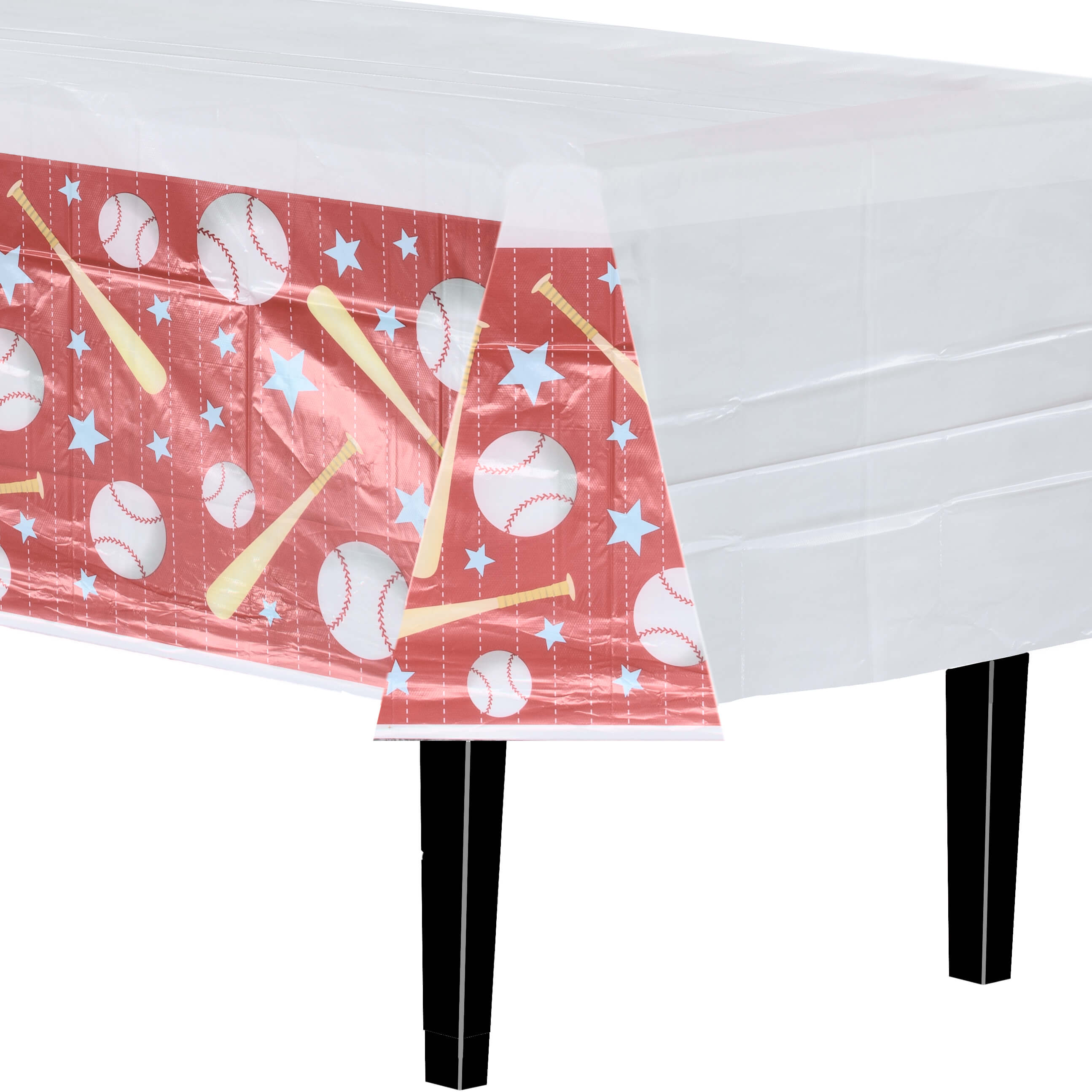 Baseball Print Table Cover | 12 Pack