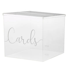 Elegant Acrylic Wedding Card Box by Ginger Ray - Case of 4