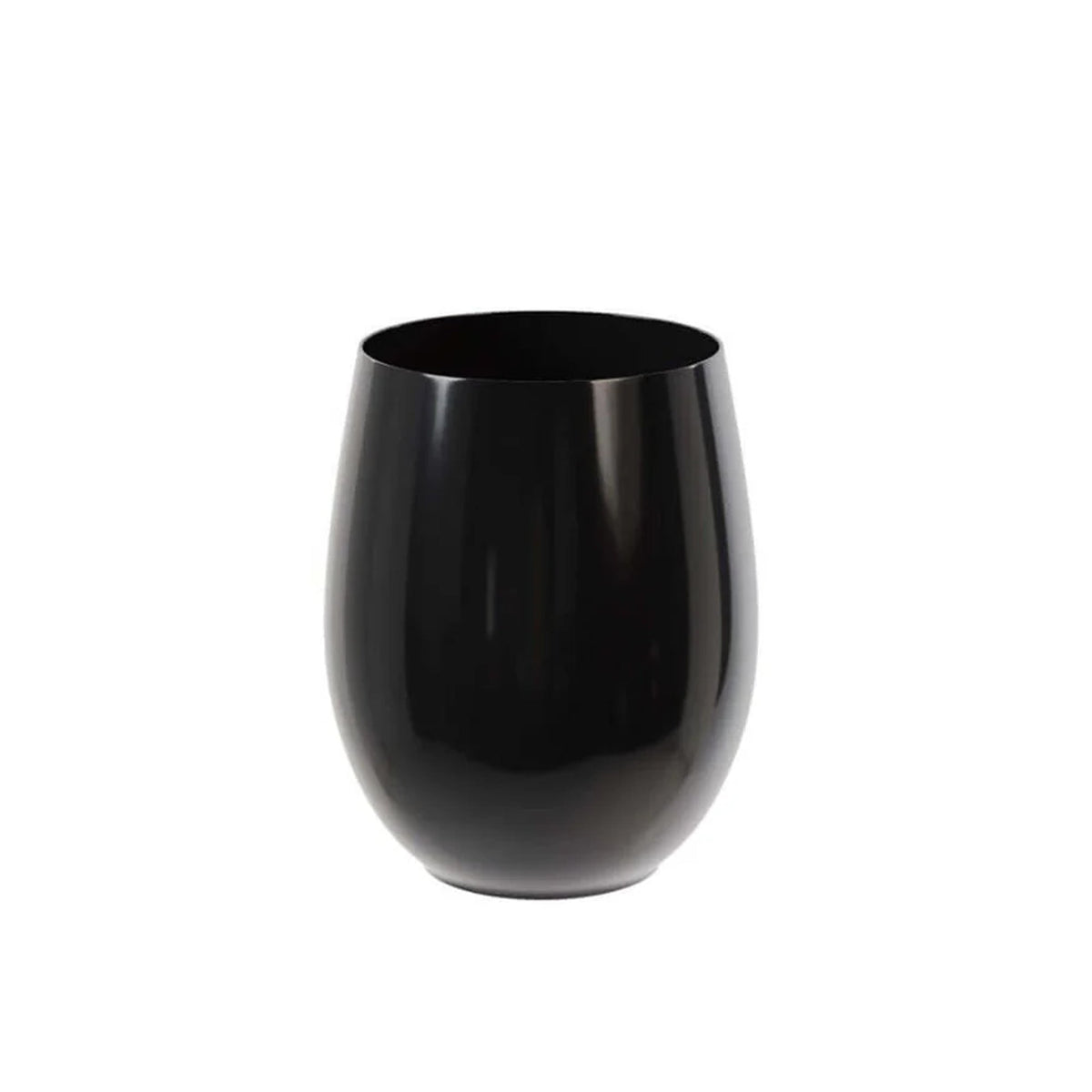 12 Oz. Stemless Wine Tumbler 6 Count | Black