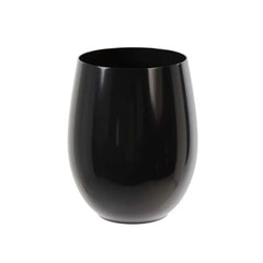 16 Oz. Stemless Wine Tumbler 6 Count | Black