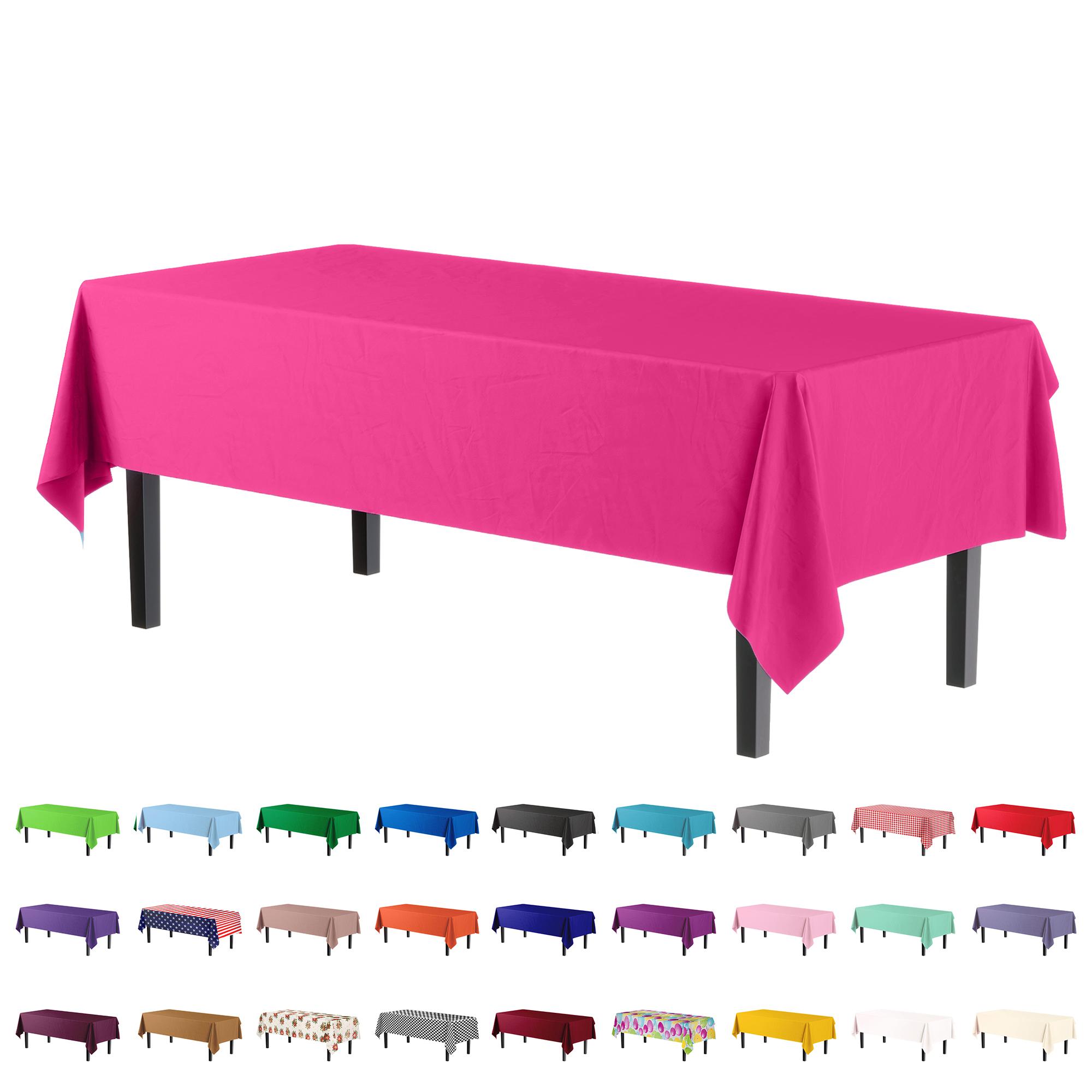 Premium Cerise Table Cover | 12 Pack