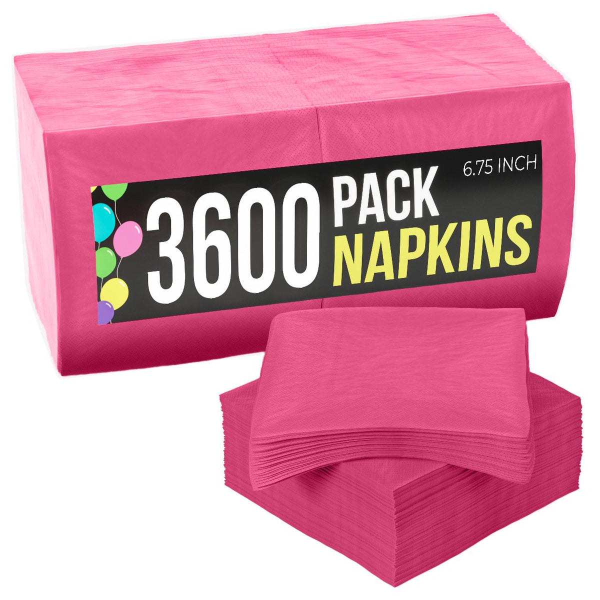 Cerise Dinner Napkins | 3600 Pack