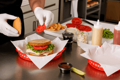 Dixie Dry Wax Sandwich Wrap and Liner 12 In. x 12 In. | 1000 Sheets
