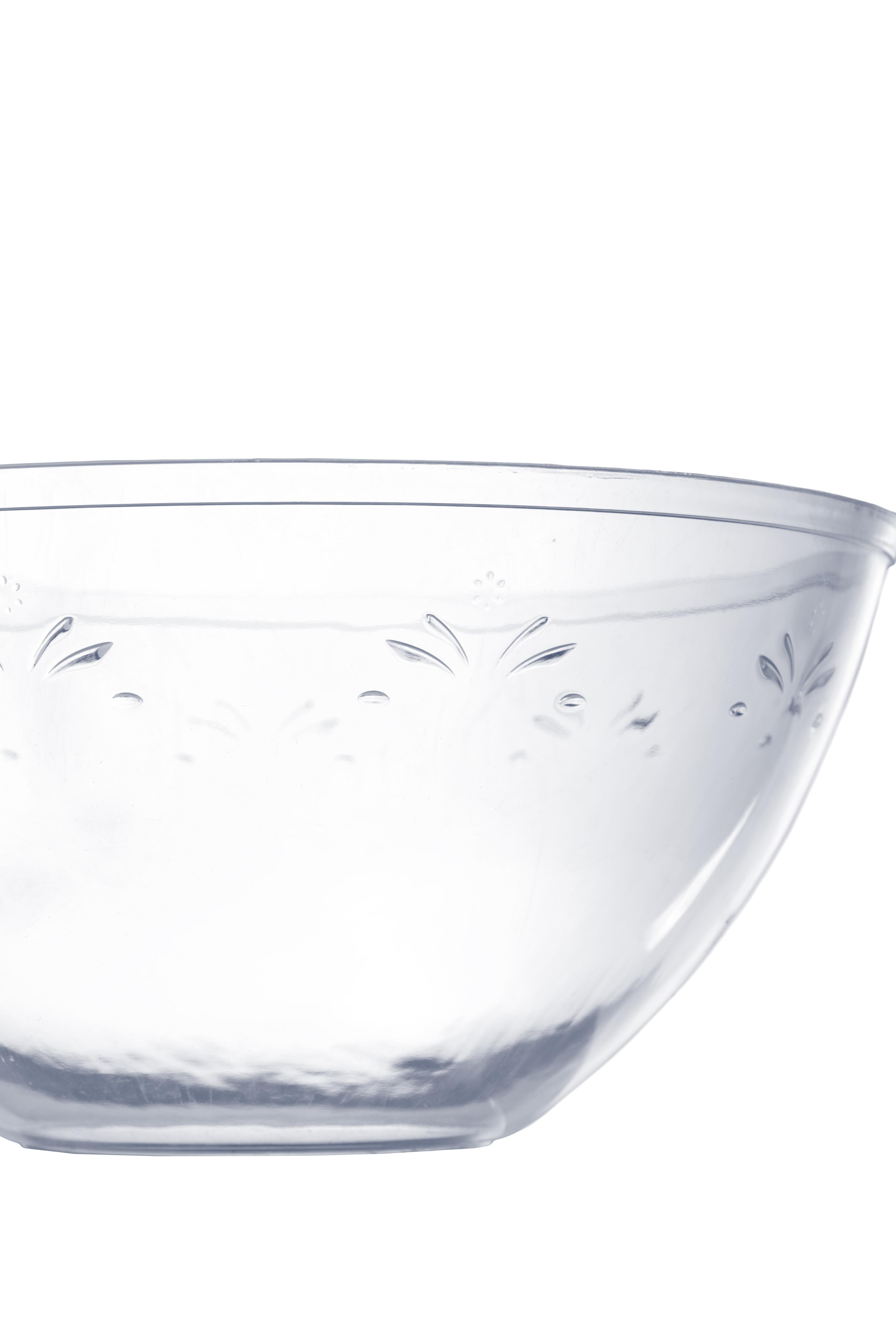 160 Oz. Clear Round Salad Bowl | 8 Count