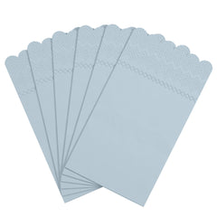 3 Ply Sky Blue Scalloped Dinner Napkins | 800 Count
