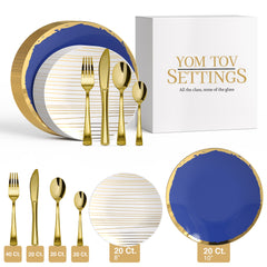 140 Piece Glam Combo Set | Serves 20 Guests