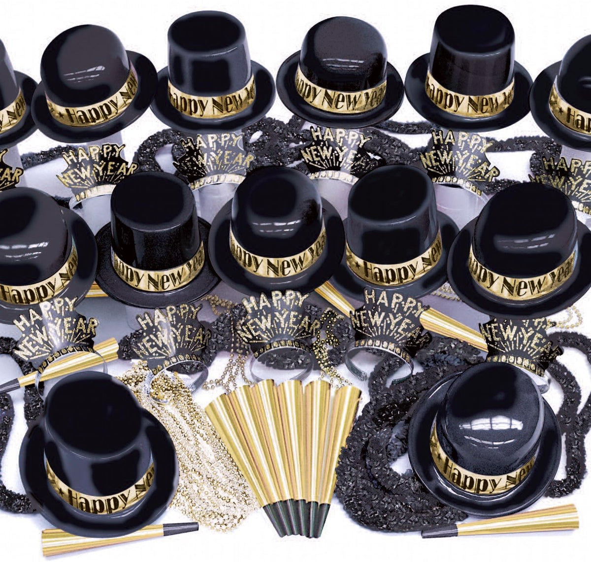 Gold Showboat New Year's Party Kit for 100