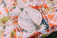 10 In. Classic Gold Design Plastic Plates | 40 Count