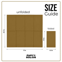 Gold Guest Towel Napkins | 80 Count