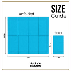 Turquoise Guest Towel Napkins | 80 Count