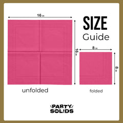 Cerise Dinner Napkins | 100 Count