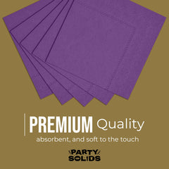 Purple Dinner Napkins | 100 Count
