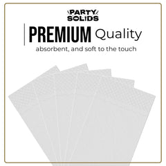White Guest Towel Napkins | 80 Count