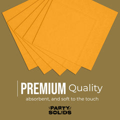 Yellow Dinner Napkins | 100 Count