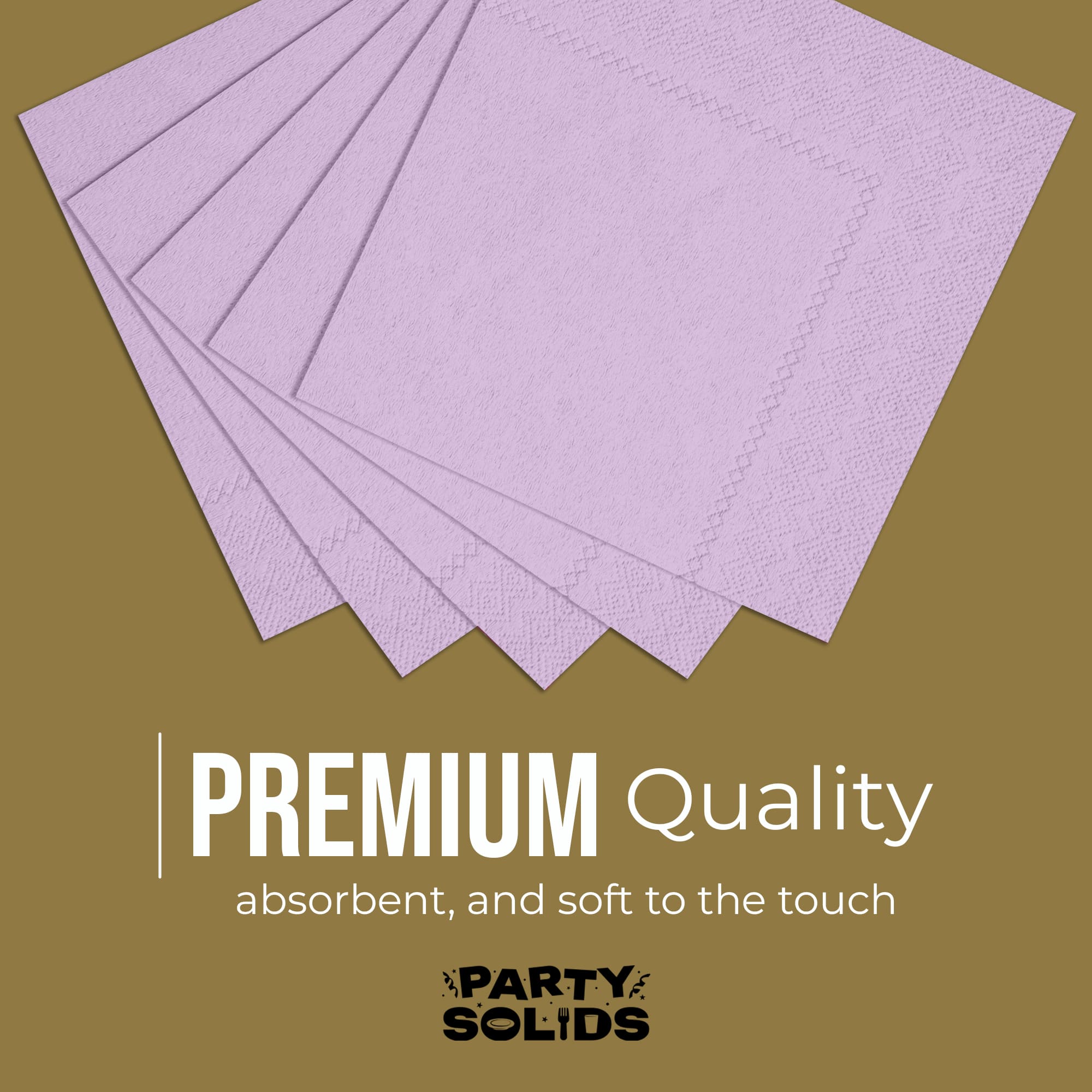 Lavender Dinner Napkins | 100 Count