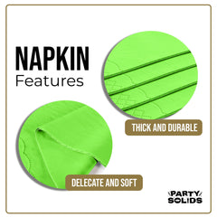 Lime Green Guest Towel Napkins | 80 Count