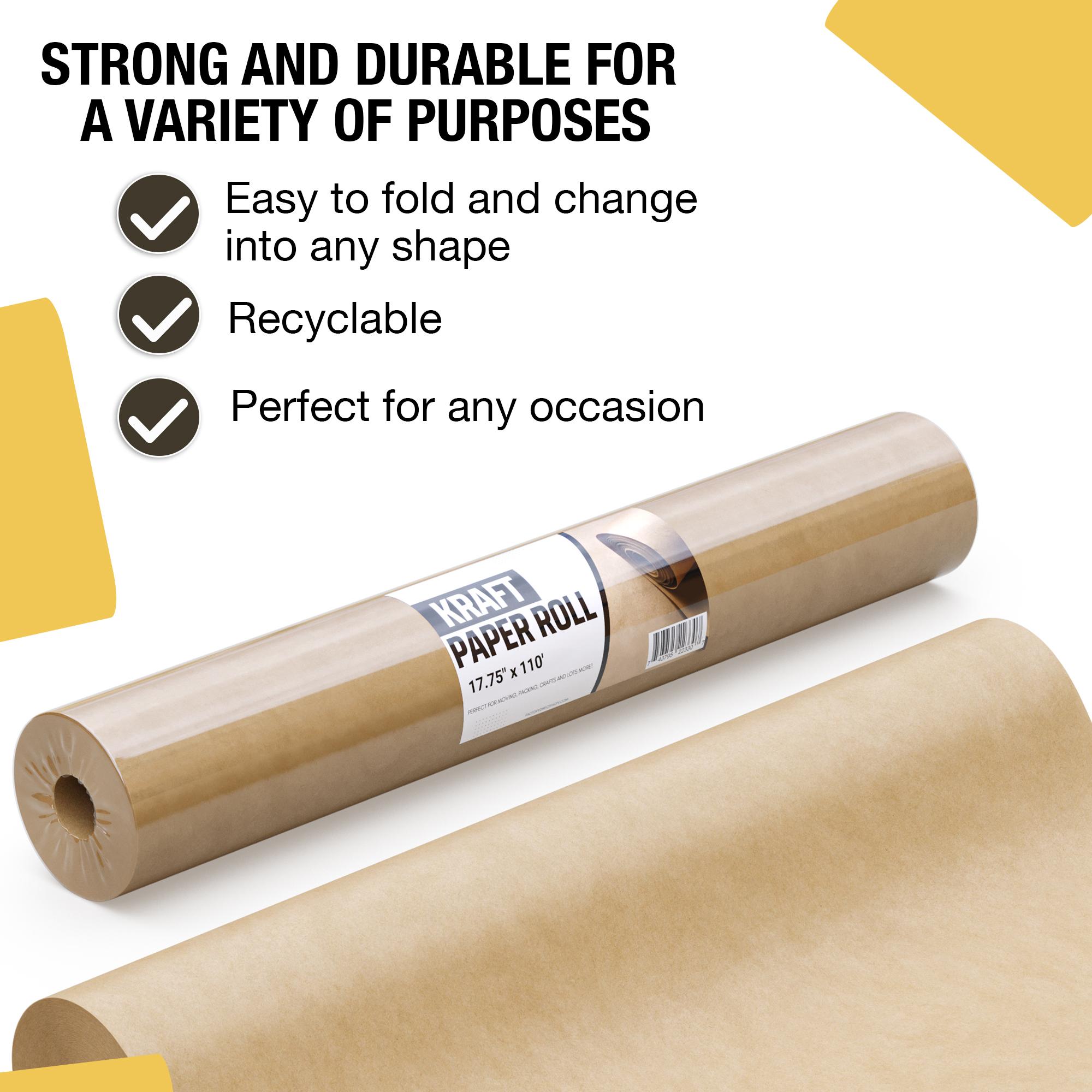 17.75 In. x 110 Ft. Natural Kraft Paper Roll