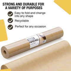 17.75 In. x 110 Ft. Natural Kraft Paper Roll