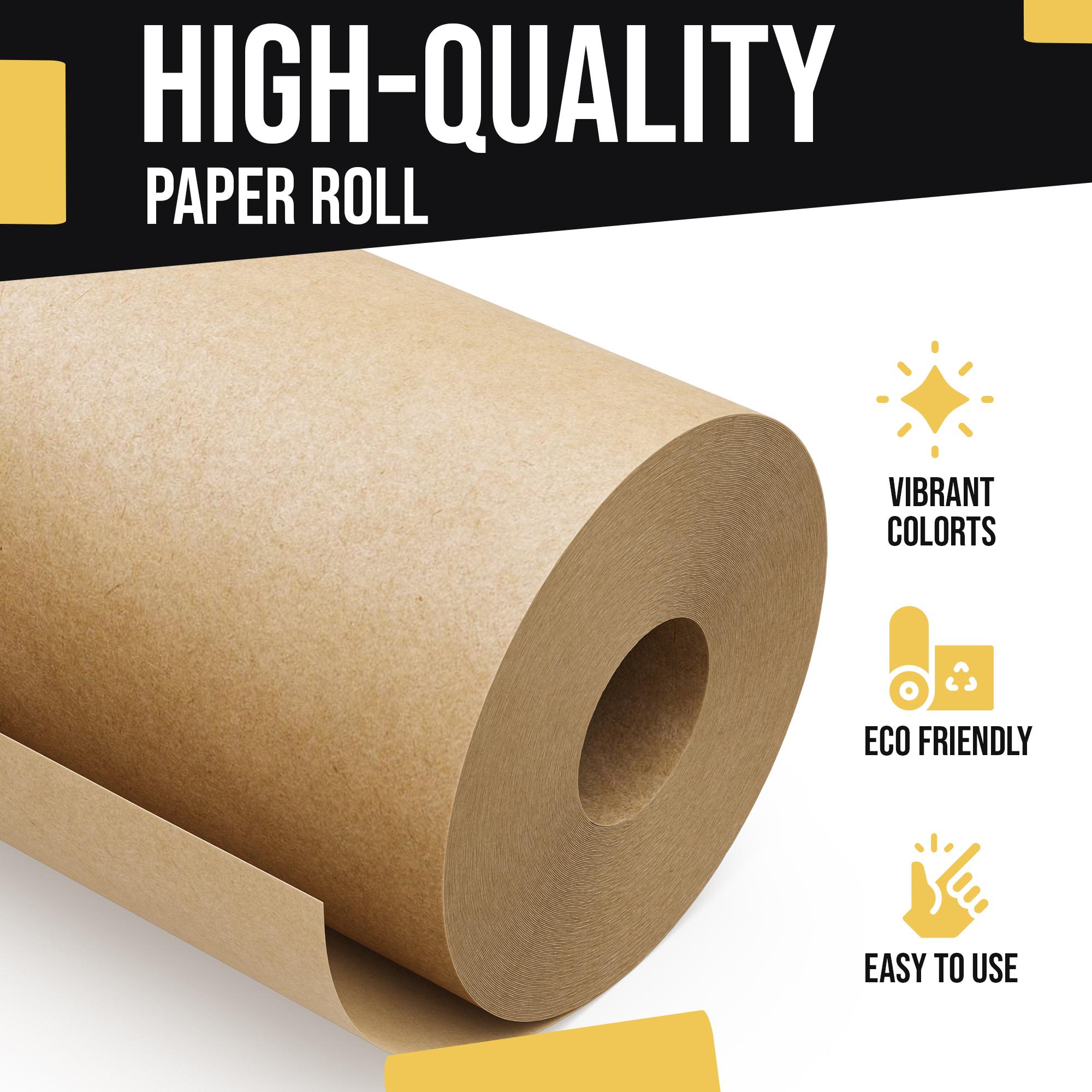 17.75 In. x 110 Ft. Natural Kraft Paper Roll