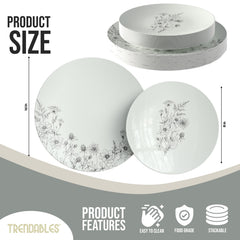 Dandelion Bloom Combo Set | 40 10 In. + 40 8 In.