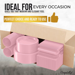 182 Piece Combo Set - Service For 26 - Pink