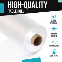 40 In. x 300 Ft. Premium Clear Table Roll