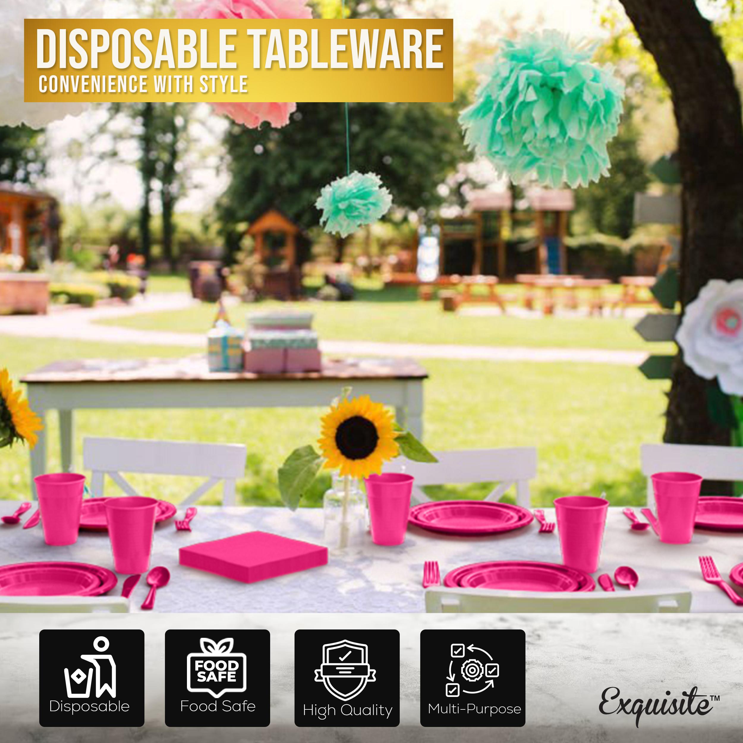 182 Piece Combo Set - Service For 26 - Cerise