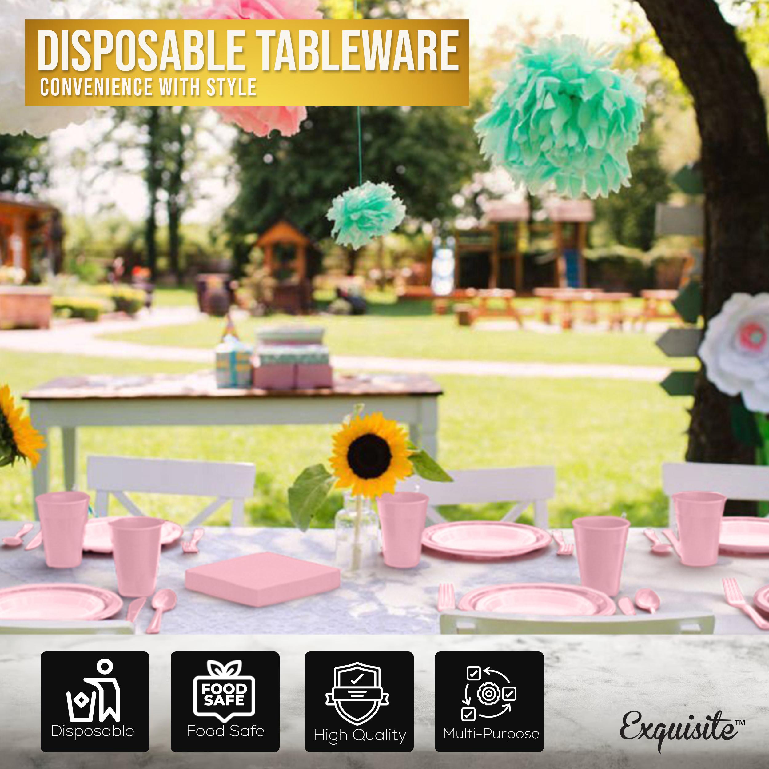 182 Piece Combo Set - Service For 26 - Pink