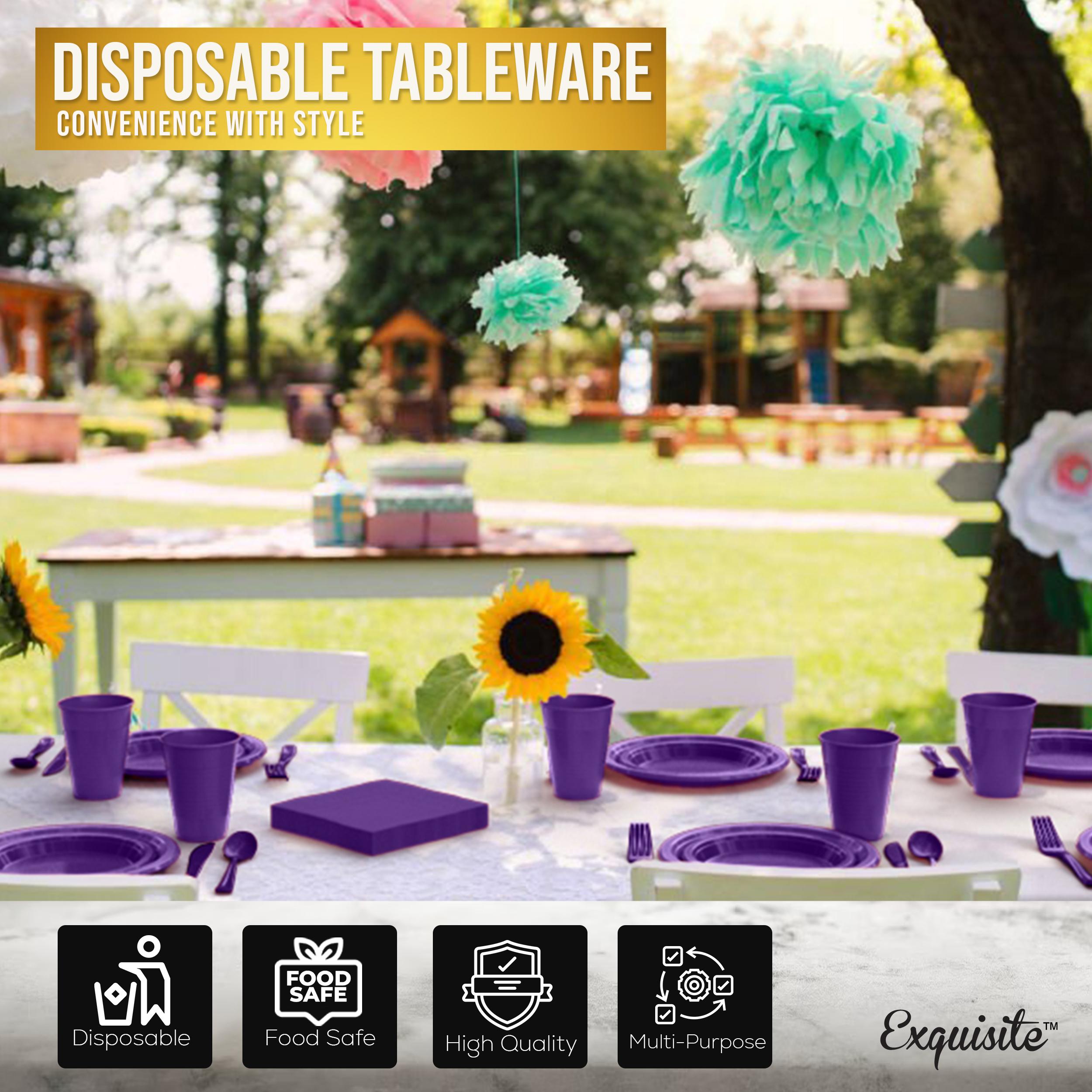 182 Piece Combo Set - Service For 26 - Purple