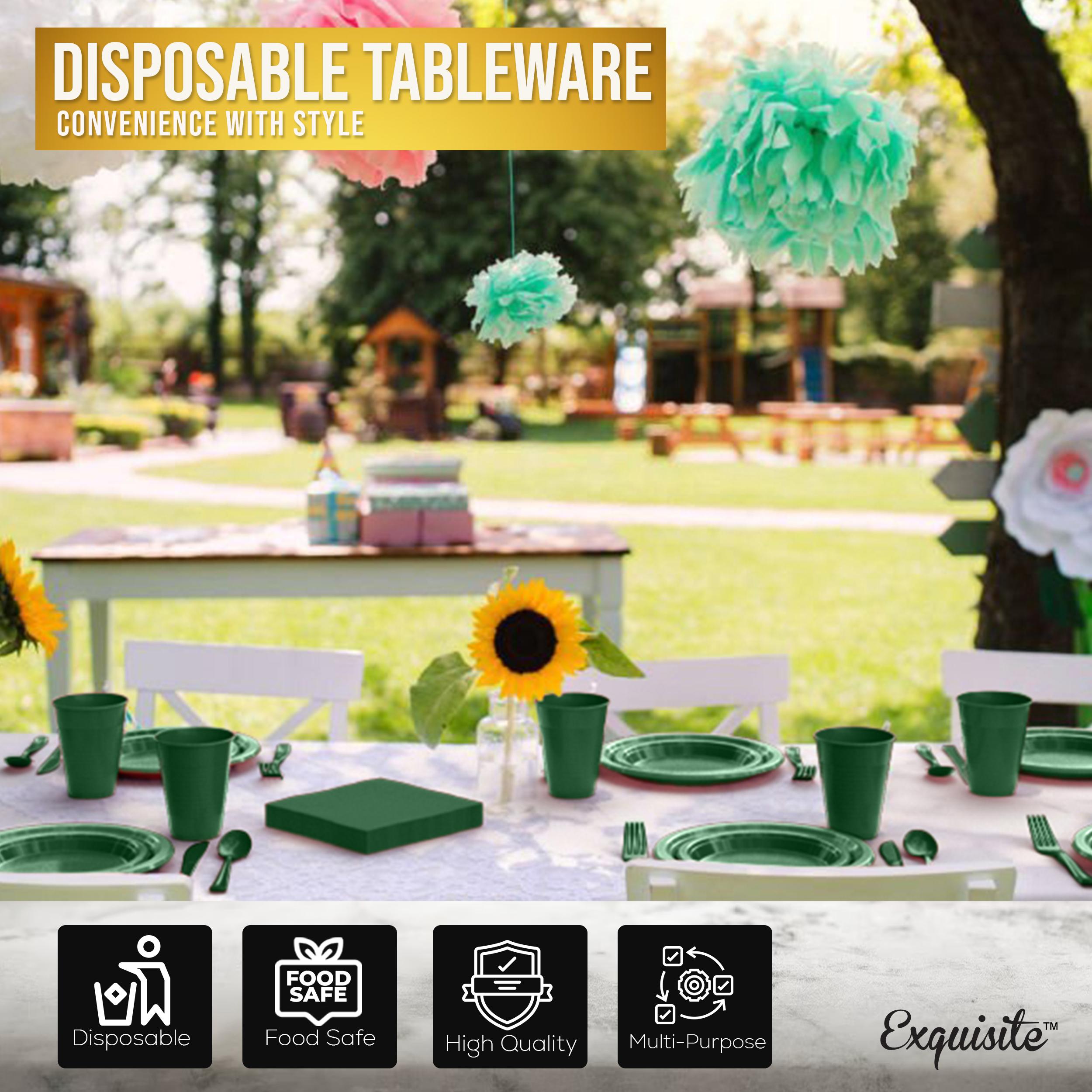 182 Piece Combo Set - Service For 26 - Emerald Green