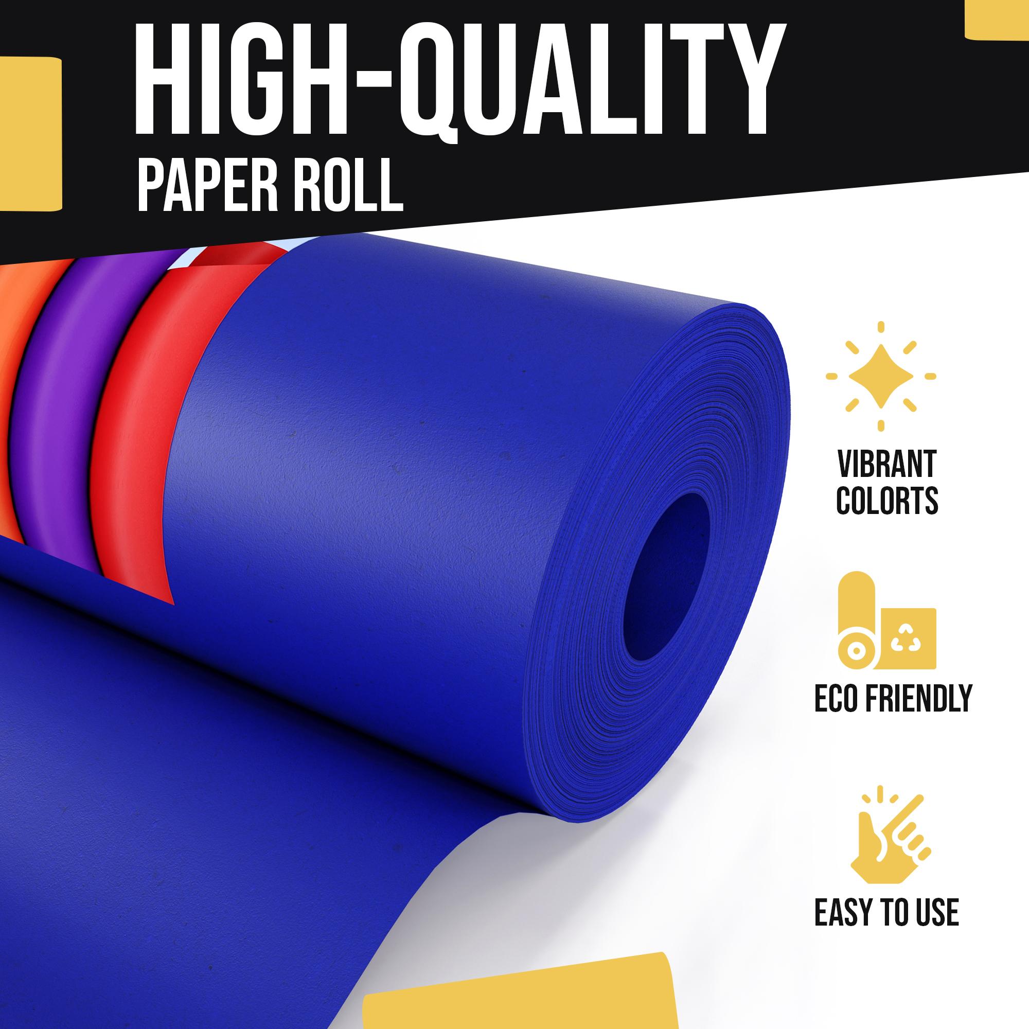 17.75 In. x 110 Ft. Dark Blue Kraft Paper Roll