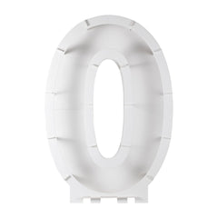 Balloon Display Frame Kit - Number 0 - Case of 4