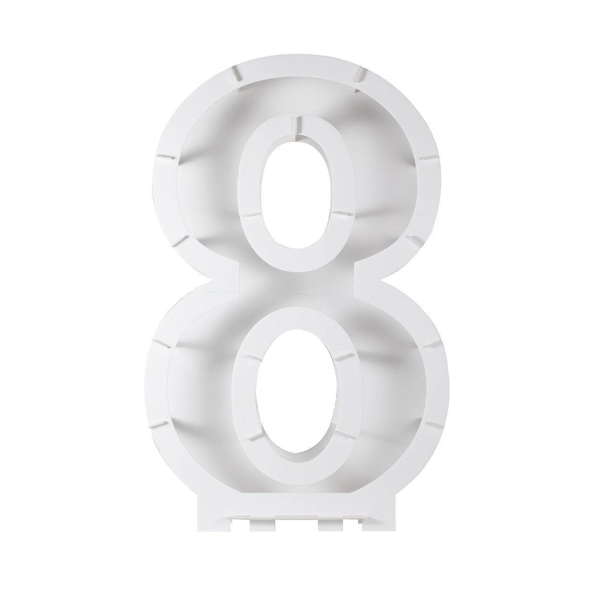 Number 8 Balloon Display Frame Kit - Case of 4