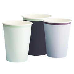Elegant Blue Paper Cups - 12oz | 40 Count